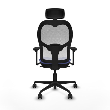 Sedia Ufficio con Poggiatesta Piqueras y Crespo 3D036N2 Azzurro Chiaro