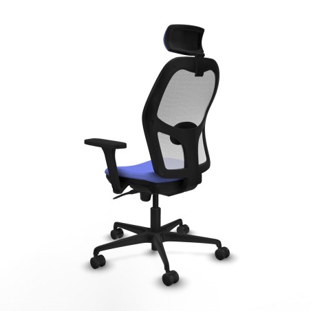 Sedia Ufficio con Poggiatesta Piqueras y Crespo 3D036N2 Azzurro Chiaro