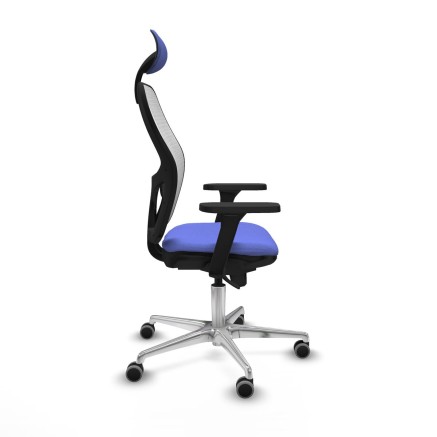 Office Chair with Headrest Piqueras y Crespo 3D086G1 Light Blue 2