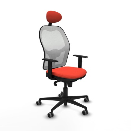 Office Chair with Headrest Jorquera Piqueras y Crespo 1D036G1 Dark Ora