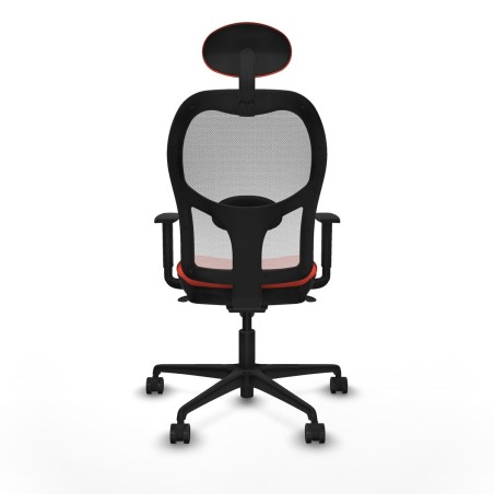Sedia Ufficio con Poggiatesta Jorquera Piqueras y Crespo 1D036N1 Aranc