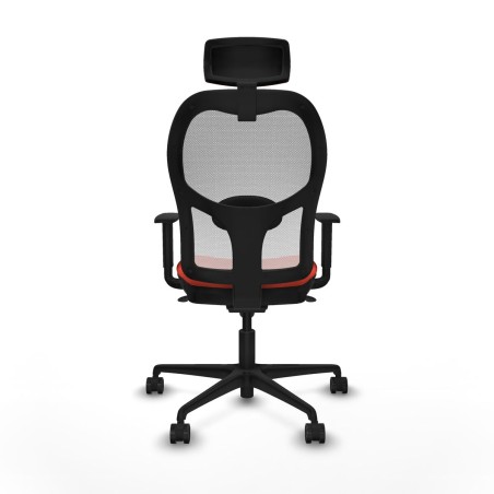 Chaise de Bureau avec Appui-tête Piqueras y Crespo 1D036N2 Orange Fon