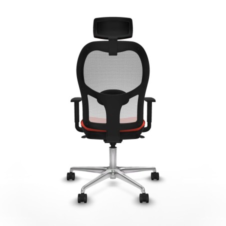 Chaise de Bureau avec Appui-tête Piqueras y Crespo 1D086N2 Orange Fon