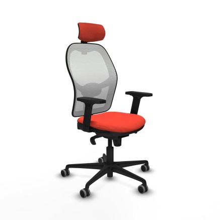 Bürostuhl mit Kopfstütze Piqueras y Crespo 2D036G2 Dunkelorange