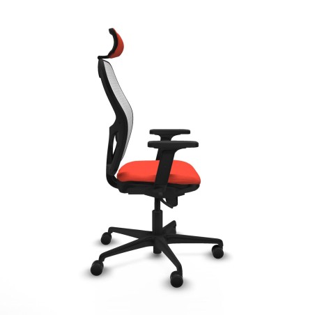 Chaise de Bureau avec Appui-tête Piqueras y Crespo 2D036N2 Orange Fon