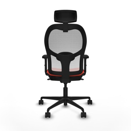 Chaise de Bureau avec Appui-tête Piqueras y Crespo 2D036N2 Orange Fon