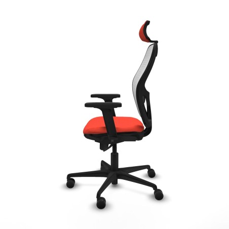 Chaise de Bureau avec Appui-tête Piqueras y Crespo 2D036N2 Orange Fon