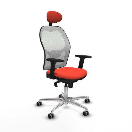 Bürostuhl mit Kopfstütze Piqueras y Crespo 2D086G1 Dunkelorange