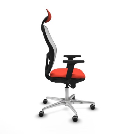 Office Chair with Headrest Piqueras y Crespo 2D086G1 Dark Orange 2