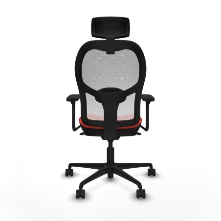Chaise de Bureau avec Appui-tête Piqueras y Crespo 3D036N2 Orange Fon