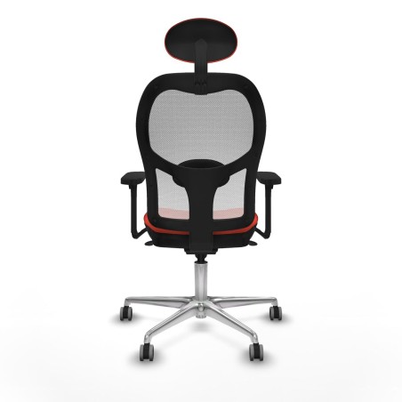 Chaise de Bureau avec Appui-tête Piqueras y Crespo 3D086G1 Orange Fon