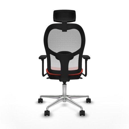 Chaise de Bureau avec Appui-tête Piqueras y Crespo 3D086N2 Orange Fon