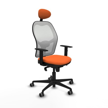 Bürostuhl mit Kopfstütze Jorquera Piqueras y Crespo 1D036G1 Orange