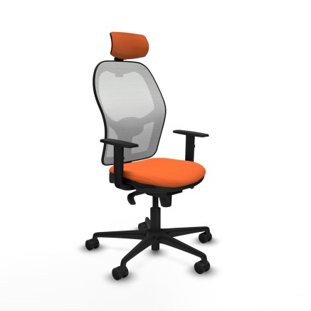 Bürostuhl mit Kopfstütze Piqueras y Crespo 1D036N2 Orange