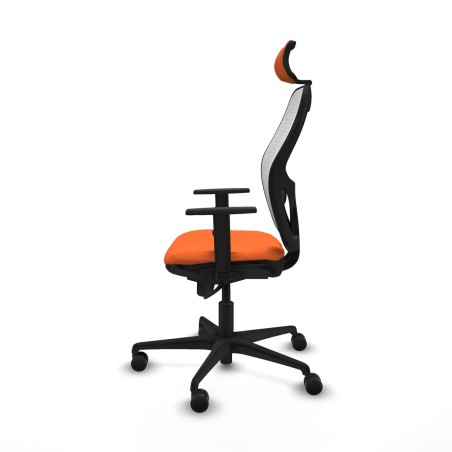 Sedia Ufficio con Poggiatesta Piqueras y Crespo 1D036N2 Arancio