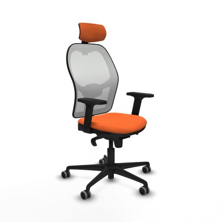Bürostuhl mit Kopfstütze Piqueras y Crespo 2D036G2 Orange