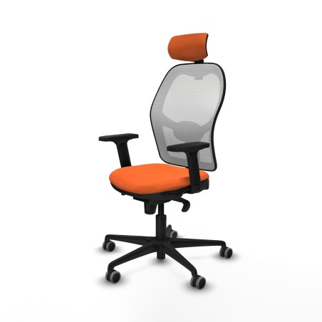 Office Chair with Headrest Piqueras y Crespo 2D036G2 Orange