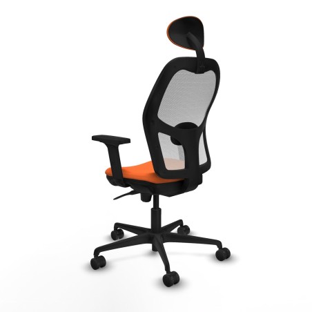 Office Chair with Headrest Piqueras y Crespo 2D036N1 Orange