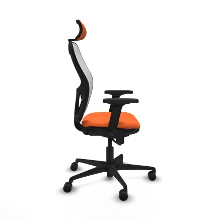 Chaise de Bureau avec Appui-tête Piqueras y Crespo 2D036N2 Orange 2