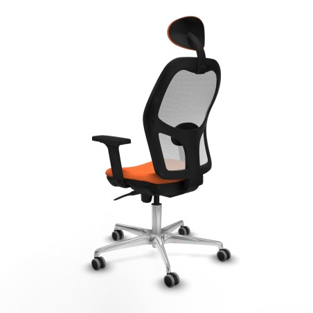 Chaise de Bureau avec Appui-tête Piqueras y Crespo 2D086G1 Orange
