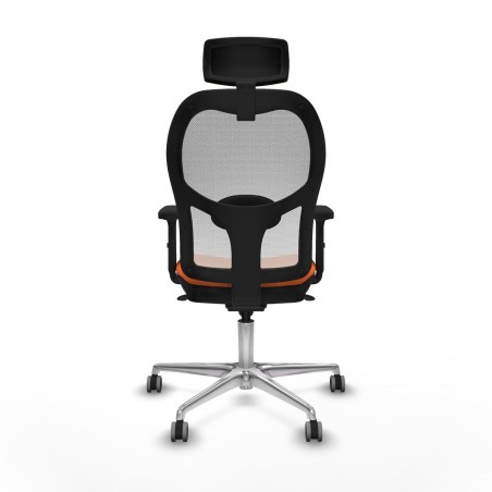 Chaise de Bureau avec Appui-tête Piqueras y Crespo 2D086G2 Orange