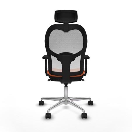 Chaise de Bureau avec Appui-tête Piqueras y Crespo 2D086N2 Orange
