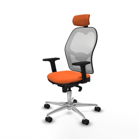 Chaise de Bureau avec Appui-tête Piqueras y Crespo 2D086N2 Orange