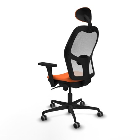 Office Chair with Headrest Piqueras y Crespo 3D036G1 Orange