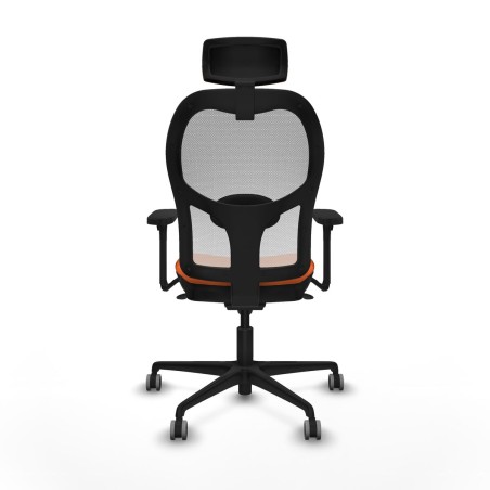 Chaise de Bureau avec Appui-tête Piqueras y Crespo 3D036G2 Orange