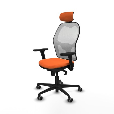 Chaise de Bureau avec Appui-tête Piqueras y Crespo 3D036G2 Orange