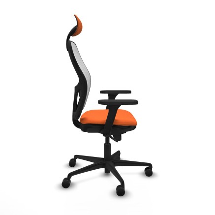 Chaise de Bureau avec Appui-tête Piqueras y Crespo 3D036N1 Orange 2