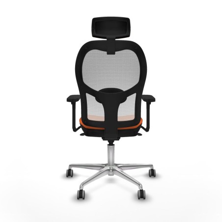 Chaise de Bureau avec Appui-tête Piqueras y Crespo 3D086G2 Orange