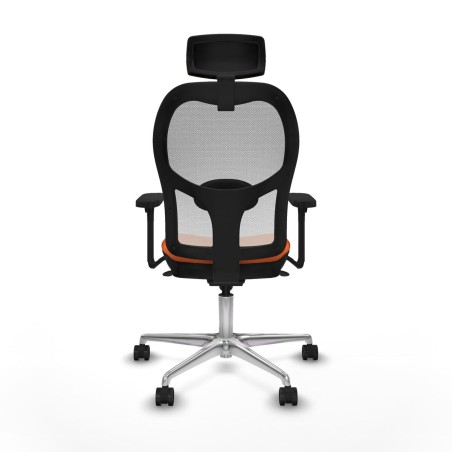 Bürostuhl mit Kopfstütze Piqueras y Crespo 3D086N2 Orange