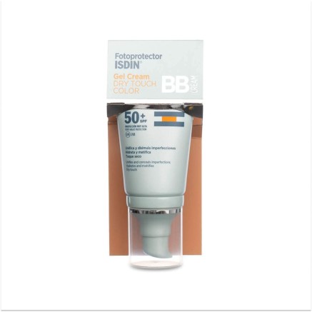 Hydraterende Crème met Kleur Isdin Fotoprotector Gel SPF 50+ 50 ml
