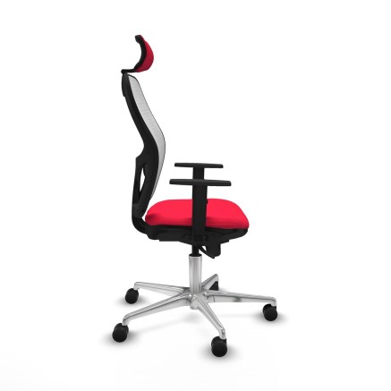 Office Chair with Headrest Piqueras y Crespo 1D086N2 Red 2