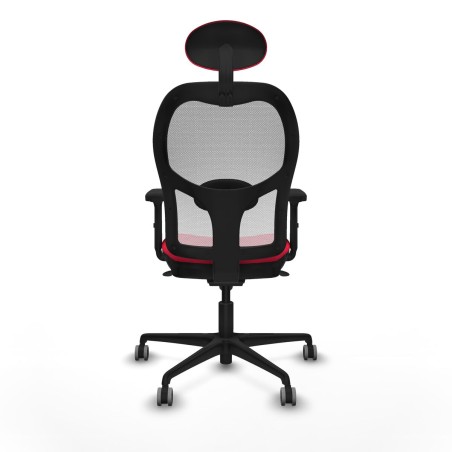 Chaise de Bureau avec Appui-tête Piqueras y Crespo 2D036G1 Rouge