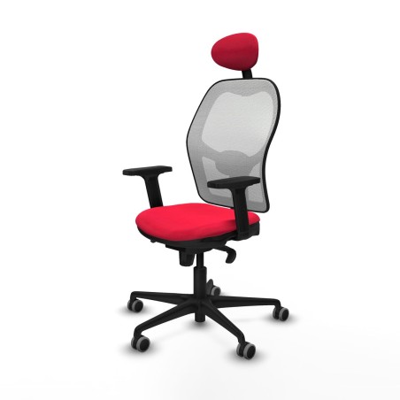 Chaise de Bureau avec Appui-tête Piqueras y Crespo 2D036G1 Rouge