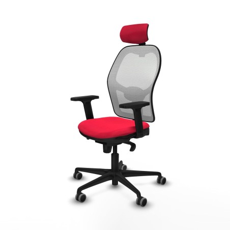 Chaise de Bureau avec Appui-tête Piqueras y Crespo 2D036G2 Rouge