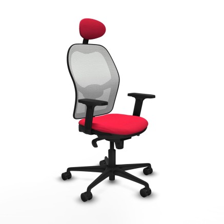 Bürostuhl mit Kopfstütze Piqueras y Crespo 2D036N1 Rot