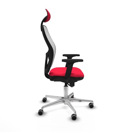 Office Chair with Headrest Piqueras y Crespo 2D086G1 Red 2