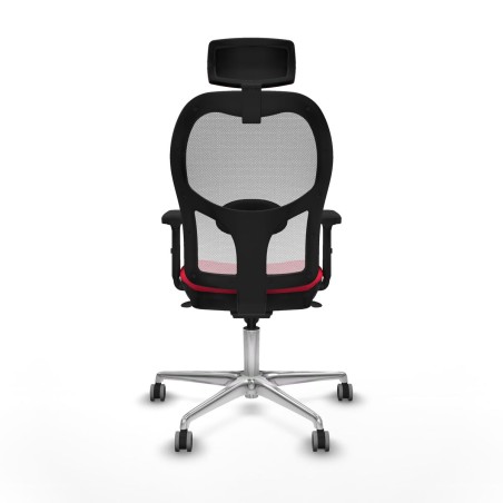 Chaise de Bureau avec Appui-tête Piqueras y Crespo 2D086G2 Rouge