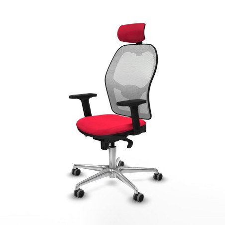 Chaise de Bureau avec Appui-tête Piqueras y Crespo 2D086G2 Rouge