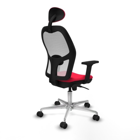 Chaise de Bureau avec Appui-tête Piqueras y Crespo 2D086N1 Rouge