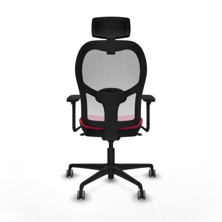 Chaise de Bureau avec Appui-tête Piqueras y Crespo 3D036G2 Rouge