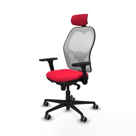 Sedia Ufficio con Poggiatesta Piqueras y Crespo 3D036G2 Rosso