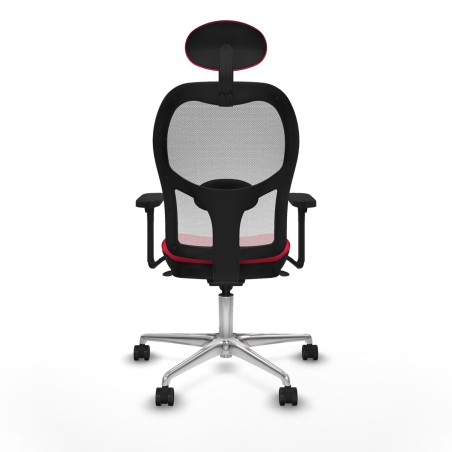 Chaise de Bureau avec Appui-tête Piqueras y Crespo 3D086N1 Rouge