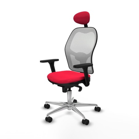 Chaise de Bureau avec Appui-tête Piqueras y Crespo 3D086N1 Rouge