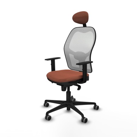 Sedia Ufficio con Poggiatesta Jorquera Piqueras y Crespo 1D036G1 Bianc