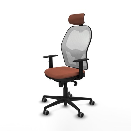 Bürostuhl mit Kopfstütze Piqueras y Crespo 1D036G2 Weiß Braun