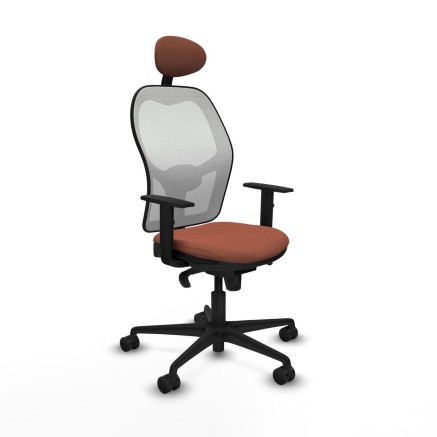 Office Chair with Headrest Jorquera Piqueras y Crespo 1D036N1 White Br